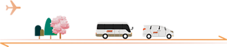 專車接送示意圖